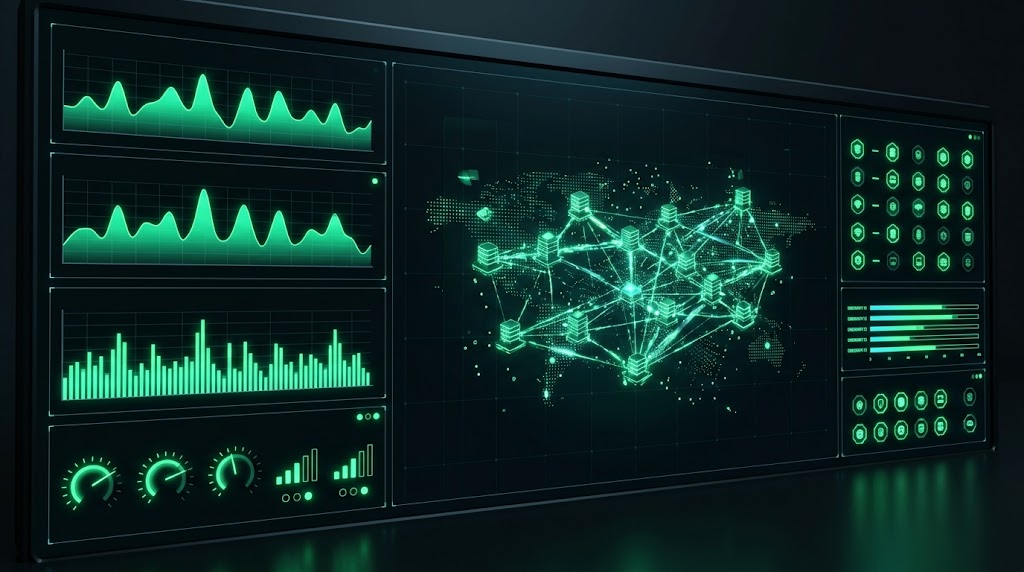 Anti-freeze server network dashboard