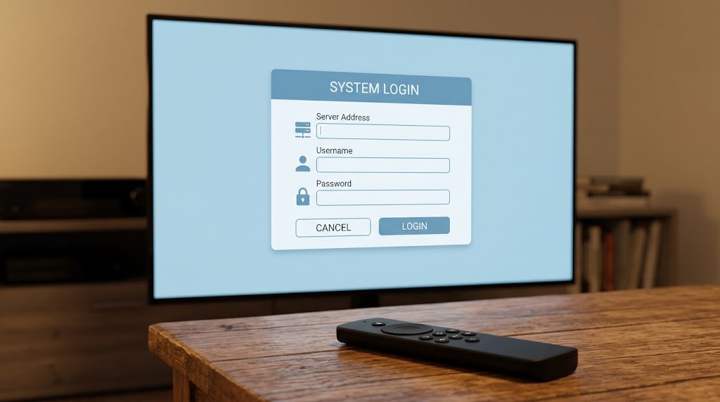 Easy app setup on smart TV screen