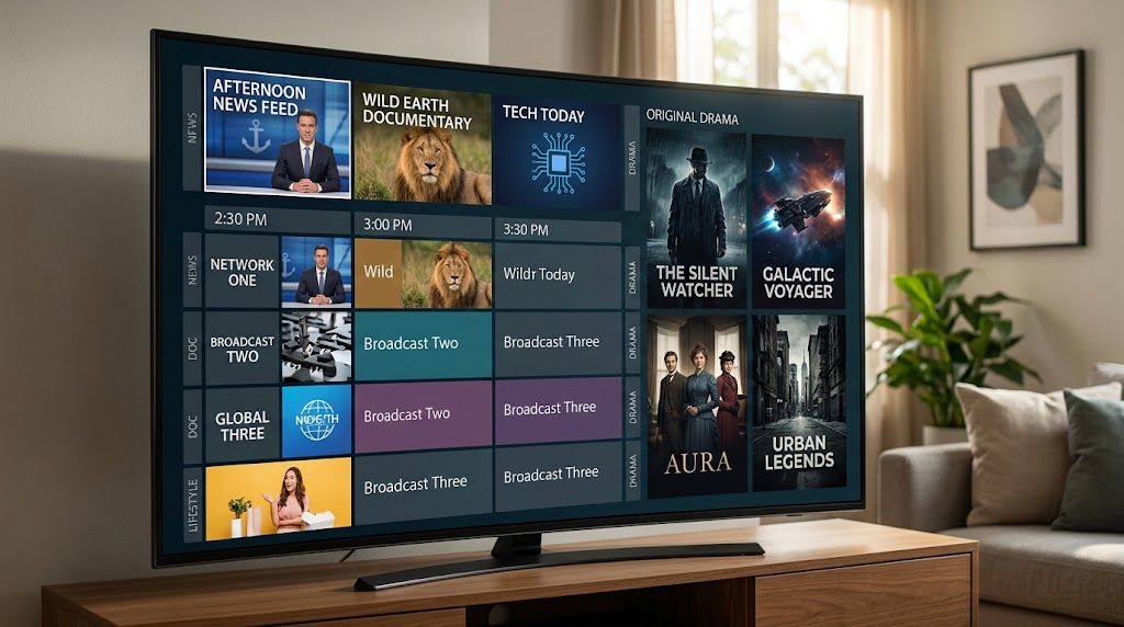 Major South Africa local channels lineup